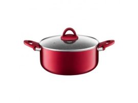 Ambition Jasper lábas fedővel 20 cm piros Ambition Jasper lábas fedővel 20 cm piros