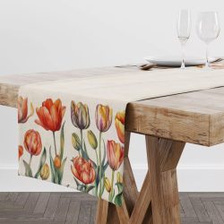 TULIP tulipános asztali futó, 45x140 cm TULIP tulipános asztali futó, 45x140 cm