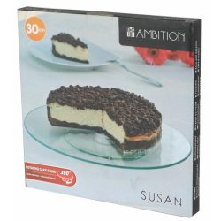 Ambition Susan forgatható üveg tortatál 30 cm Ambition Susan forgatható üveg tortatál 30 cm