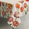 TULIP tulipános asztalterítő, 100x100 cm